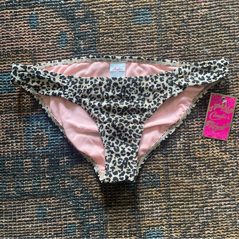 NEW Candie's Leopard Print Bikini Bottoms